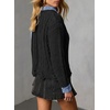image:imageSidefeel Womens Fall Sweaters Collared Jumper TopsBlack