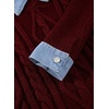 image:imageSidefeel Womens Fall Sweaters Collared Jumper TopsBurgundy