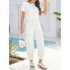 image:imageSidefeel Womens High Waisted Baggy Barrel Wide Leg JeansCream White