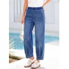 image:imageSidefeel Womens High Waisted Baggy Barrel Wide Leg JeansLight Blue
