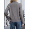 image:imageSidefeel Womens Long Sleeve Mock Neck 2 in 1 Pullover SweatersGray