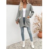 image:imageSidefeel Womens Open Front Chevron Cardigan SweatersGray