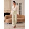 image:imageSidefeel Womens Wide Leg Corduroy Pants High Waisted Fall TrousersBeige