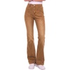 image:imageSidefeel Womens Flare Jeans High Waisted Boot Cut Wide Leg Denim PantsBrown