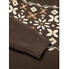 image:imageSidefeel Fair Isle Sweaters for Women Long Sleeve Sweaters Pullover TopsBrown