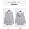 image:imageSidefeel Womens Cable Knit Fleece Lined Hood Cardigan SweatersHooded Beige