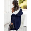 image:imageSidefeel Womens Cable Knit Fleece Lined Hood Cardigan SweatersHooded Deep Blue