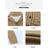 image:imageSidefeel Womens Cable Knit Fleece Lined Hood Cardigan SweatersHooded Light Khaki