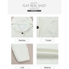 image:imageSidefeel Womens Cable Knit Fleece Lined Hood Cardigan SweatersHooded White