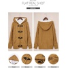 image:imageSidefeel Womens Cardigan Sweaters Hooded Fleece Lined CardigansAs Shown