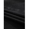 image:imageSidefeel Womens Jean Jacket Long Sleeve Ruffled Denim Jacket ShacketBlack