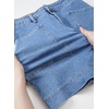 image:imageSidefeel Womens Jean Skirt High Waisted Denim Skirt with PocketsLight Blue