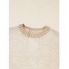 image:imageSidefeel Womens Long Sleeve Pullover Sweaters Jumper TopsApricot