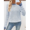 image:imageSidefeel Womens Long Sleeve Pullover Sweaters Jumper TopsAshleigh Blue