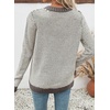 image:imageSidefeel Womens Long Sleeve Pullover Sweaters Jumper TopsGray