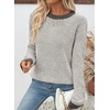 image:imageSidefeel Womens Long Sleeve Pullover Sweaters Jumper TopsGray