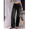 image:imageSidefeel Womens Rhinestone Jeans Sparkly Denim PantsBlack
