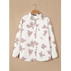 image:imageSidefeel Denim Shirt Women Button Down Printed Jean TopWhite