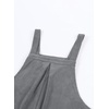 image:imageSidefeel Overalls for Women Casual Dressy Corduroy JumpsuitsGray