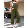 image:imageSidefeel Overalls for Women Casual Dressy Corduroy JumpsuitsGreen