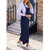 image:imageSidefeel Overalls for Women Casual Dressy Corduroy JumpsuitsNavy Blue