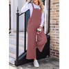 image:imageSidefeel Overalls for Women Casual Dressy Corduroy JumpsuitsRose Pink