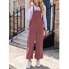 image:imageSidefeel Overalls for Women Casual Dressy Corduroy JumpsuitsRose Pink