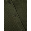 image:imageSidefeel Womens Fall Ruffle Corduroy Button Down ShirtsGreen