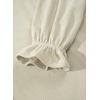 image:imageSidefeel Womens Fall Ruffle Corduroy Button Down ShirtsWhite