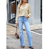 image:imageSidefeel Womens Fall Ruffle Corduroy Button Down ShirtsWhite