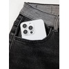 image:imageSidefeel Womens High Waisted Straight Leg Stretch JeansBlack