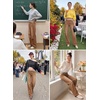 image:imageSidefeel Womens High Waisted Straight Leg Stretch JeansBrown