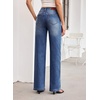 image:imageSidefeel Womens Jeans High Waisted Rhinestone Star Y2K PantsBlue