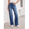 image:imageSidefeel Womens Jeans High Waisted Rhinestone Star Y2K PantsBlue