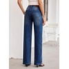 image:imageSidefeel Womens Jeans High Waisted Rhinestone Star Y2K PantsDark Blue