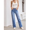 image:imageSidefeel Womens Jeans High Waisted Rhinestone Star Y2K PantsLight Blue
