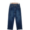 image:imageSidefeel Womens Straight Leg Floral Embroidered JeansBluing