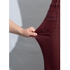 image:imageSidefeel Womens Wide Leg Jeans High Waisted Denim PantsBurgundy