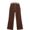 image:imageSidefeel Womens Wide Leg Jeans High Waisted Denim PantsChicory Coffee