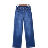 image:imageSidefeel Womens Wide Leg Jeans High Waisted Straight Denim PantsB Blue