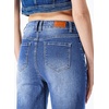 image:imageSidefeel Womens Wide Leg Jeans High Waisted Straight Denim PantsBluing