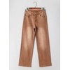 image:imageSidefeel Womens Wide Leg Jeans High Waisted Straight Denim PantsBrown