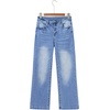 image:imageSidefeel Womens Wide Leg Jeans High Waisted Straight Denim PantsIceland Blue