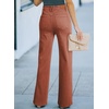 image:imageSidefeel Womens Wide Leg Jeans High Waisted Straight Denim PantsMineral Red