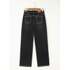 image:imageSidefeel Womens Wide Leg Jeans High Waisted Stretchy Jeans Denim PantsBlack