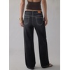 image:imageSidefeel Womens Wide Leg Jeans High Waisted Stretchy Jeans Denim PantsBlack