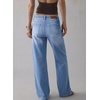 image:imageSidefeel Womens Wide Leg Jeans High Waisted Stretchy Jeans Denim PantsLight Blue