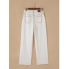 image:imageSidefeel Womens Wide Leg Jeans High Waisted Stretchy Jeans Denim PantsWhite