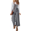 image:imageSidefeel Overalls for Women Casual Dressy Corduroy JumpsuitsGray