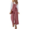 image:imageSidefeel Overalls for Women Casual Dressy Corduroy JumpsuitsRose Pink